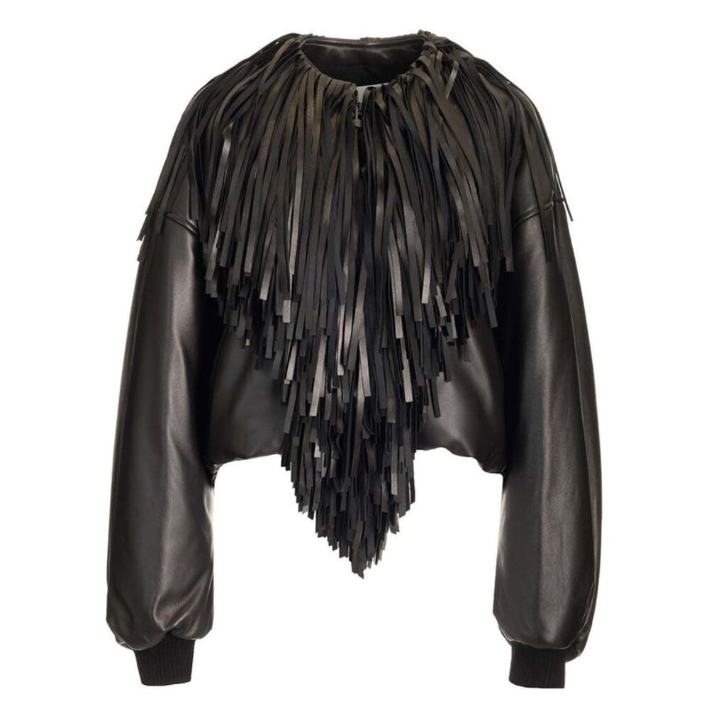 Alaïa Women Fringed Bomber Jacket